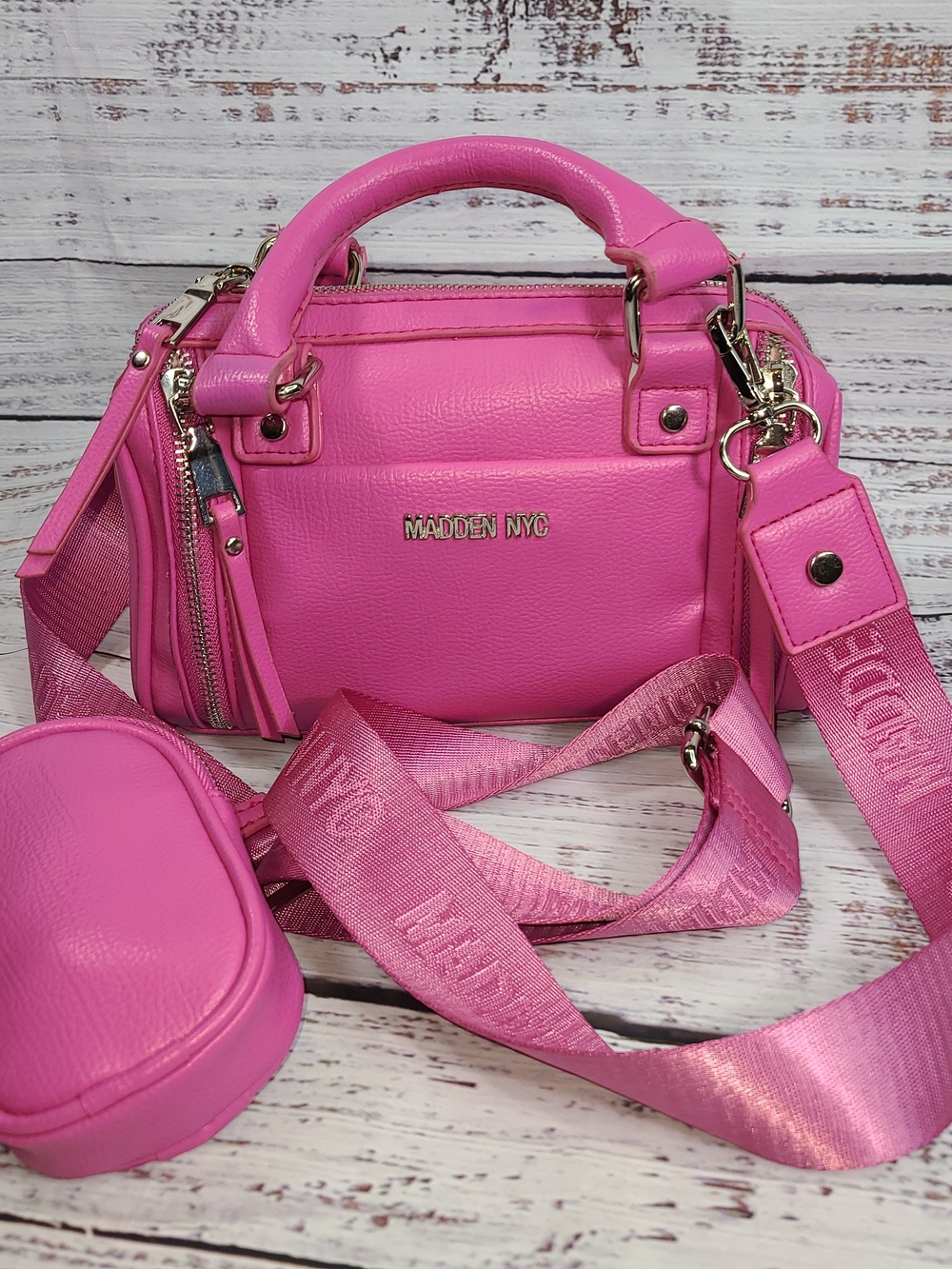 MADDEN NYC Pink Crossbody - Picture 3 of 6